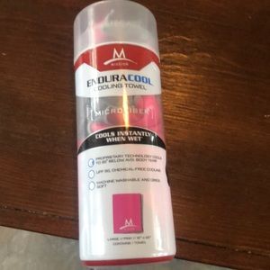 Large pink Endura cooling towel. Never opened